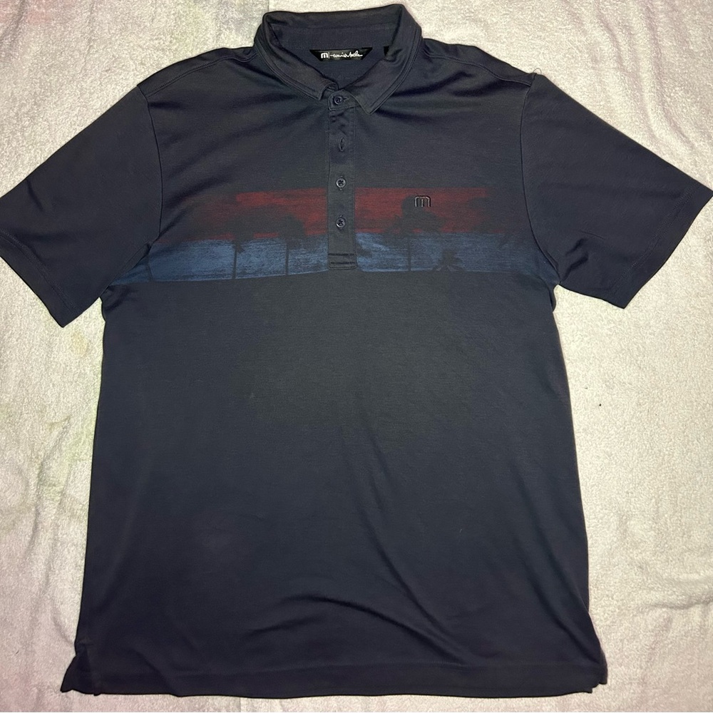 Travis Matthew Palm Trees Golf Shirt